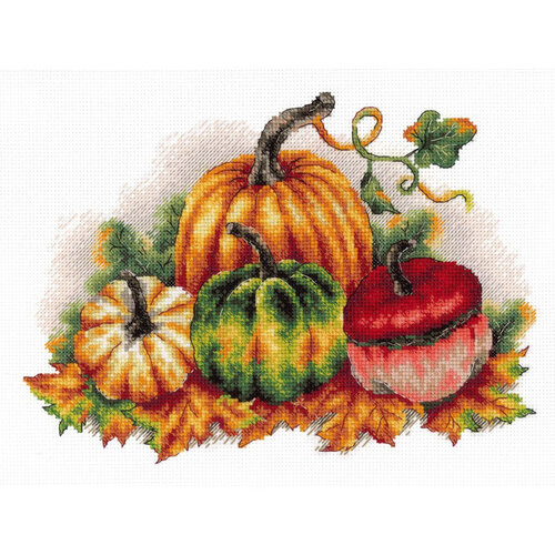 MP Studia MP Studia Borduurpakket Colorful pumpkins MP Studia MP Studia Borduurpakket Colorful pumpkins