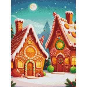PixelHobby Pixelhobby Patroon 5870 Peperkoekhuisjes
