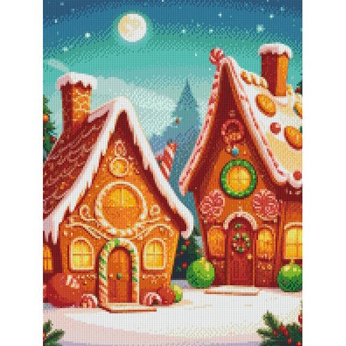 PixelHobby Pixelhobby Patroon 5870 Peperkoekhuisjes