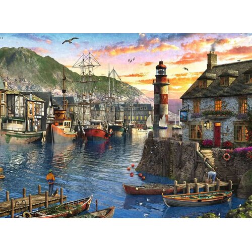Ravensburger Ravensburger s Ochtends bij de haven 500 stukjes Ravensburger Ravensburger s Ochtends bij de haven 500 stukjes
