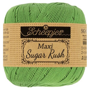 Scheepjeswol Maxi Sugar Rush 50 gram 412 Forest Groen Scheepjeswol Maxi Sugar Rush 50 gram 412 Forest Groen