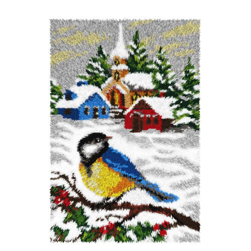 Orchidea Smyrna knoopkleed Blue tit 50 x 74,5 cm