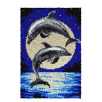 Smyrna knoopkleed Dolfijnen 50 x 74,5 cm