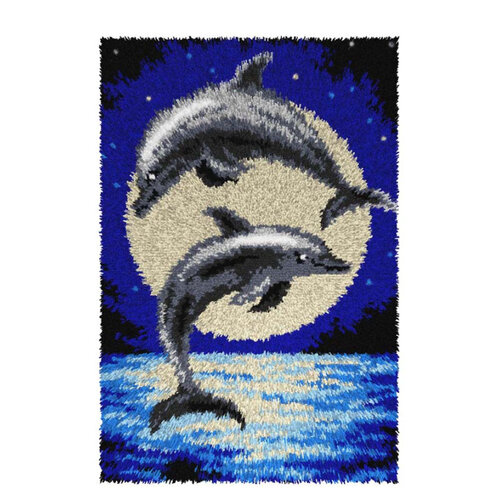 Orchidea Smyrna knoopkleed Dolfijnen 50 x 74,5 cm