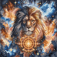 AVA Stitch Borduurpakket Celestial Lion