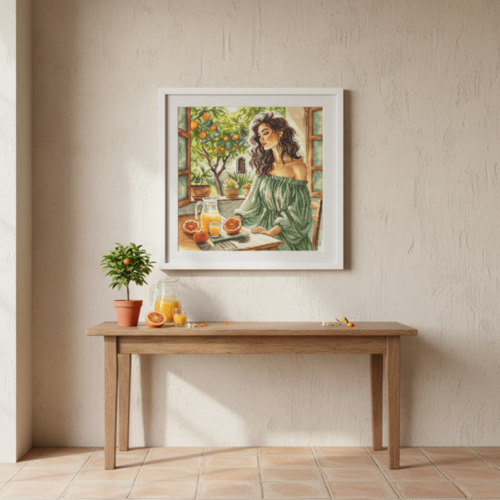 AVA Stitch AVA Stitch Borduurpakket Window to the Garden AVA Stitch AVA Stitch Borduurpakket Window to the Garden