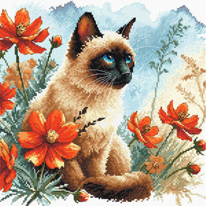 AVA Stitch AVA Stitch Borduurpakket The Cat's Garden AVA Stitch AVA Stitch Borduurpakket The Cat's Garden