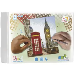 PixelHobby Pixelhobby Geschenkverpakking London 4 basisplaten