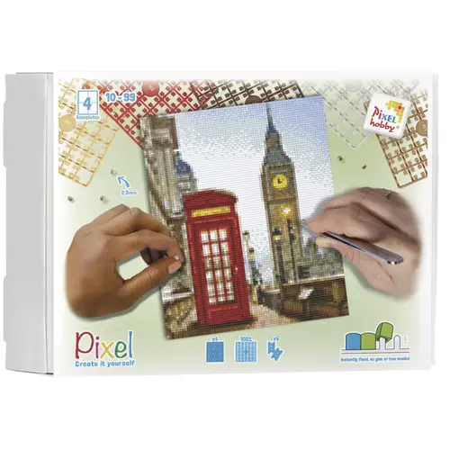 PixelHobby Pixelhobby Geschenkverpakking London 3 basisplaten PixelHobby Pixelhobby Geschenkverpakking London 3 basisplaten