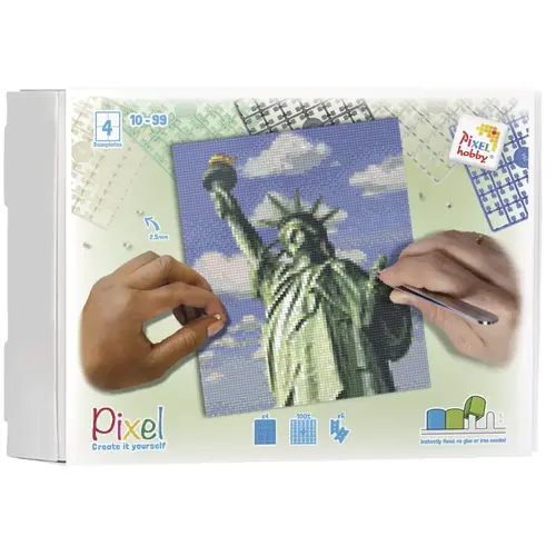 PixelHobby Pixelhobby Geschenkverpakking Vrijheidsbeeld 4 basisplaten