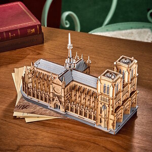 Robotime Robotime 3D Houten Modelbouwpakket Paris Cathedral TG511