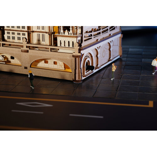 Robotime Robotime 3D Houten Modelbouwpakket Marble Travel London Marble Spaceport