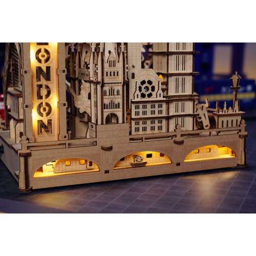 Robotime Robotime 3D Houten Modelbouwpakket Marble Travel London Marble Spaceport