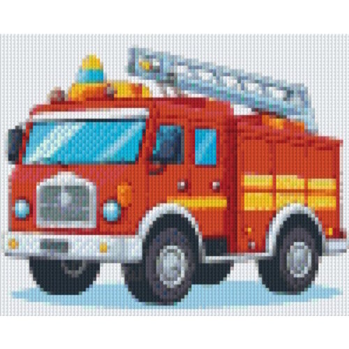 PixelHobby Pixelhobby Patroon 5872 Brandweerauto