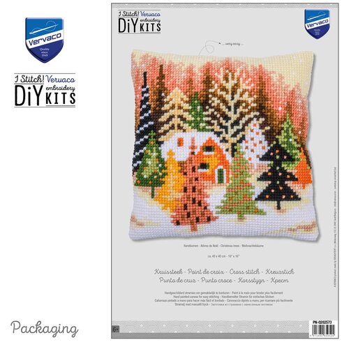Vervaco Vervaco Kruissteekkussen Kerstbomen Vervaco Vervaco Kruissteekkussen Kerstbomen