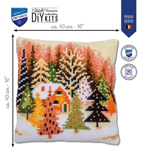 Vervaco Vervaco Kruissteekkussen Kerstbomen Vervaco Vervaco Kruissteekkussen Kerstbomen