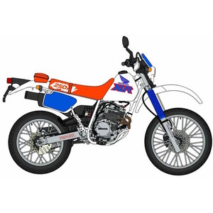 Hasegawa Honda Xlr250R 1:12 1991