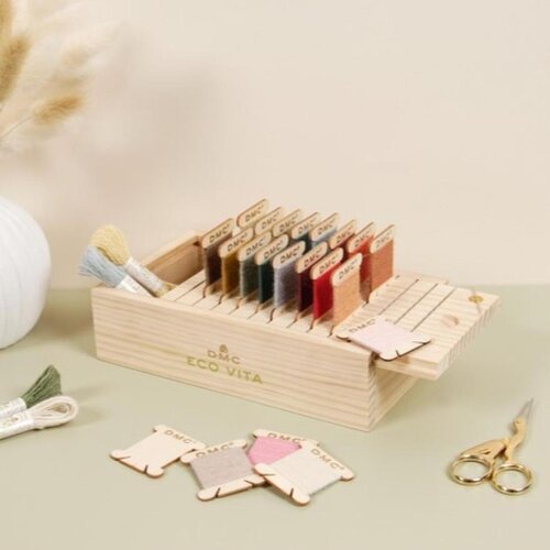 DMC Luxe Houten Garenkaartjes houder