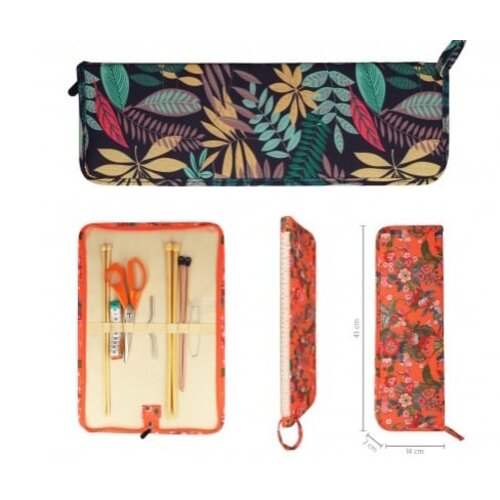 Mediac Breinaaldenetui 43 x 14 x 2 cm Bladeren Groen Mediac Breinaaldenetui 43 x 14 x 2 cm Bladeren Groen