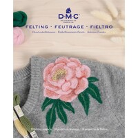 DMC Boek vilten Bloemen versiering