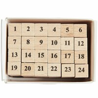 Mini Stempelset Getallen 1 tot 24