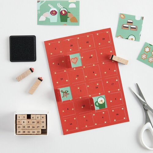 Rico Design Mini Stempelset Letter A tot Z