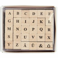 Mini Stempelset Letter A tot Z