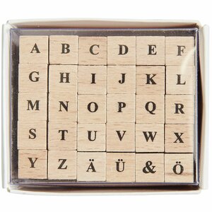 Rico Design Mini Stempelset Letter A tot Z