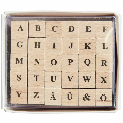 Rico Design Mini Stempelset Letter A tot Z