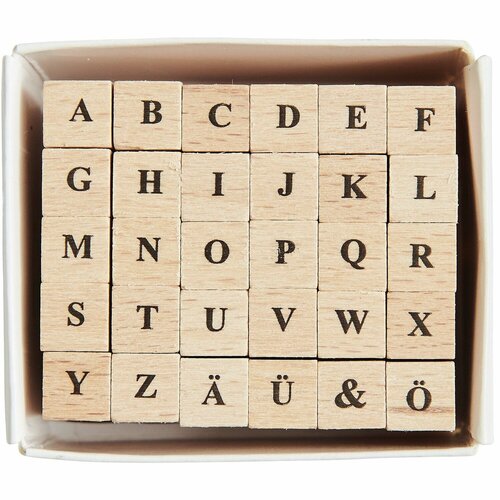 Rico Design Mini Stempelset Letter A tot Z