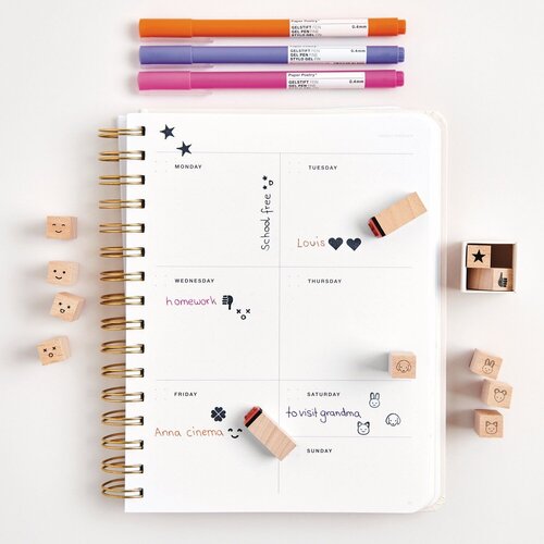 Rico Design Mini Stempelset  Dieren