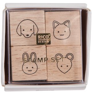 Rico Design Mini Stempelset  Dieren