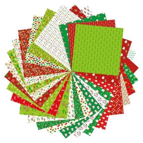 Origami Papier Christmas Multicolor 60 vel 70 grams 20 x 20 cm
