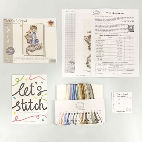 Bothy Threads Bothy Threads Borduurpakket Three's A Crowd