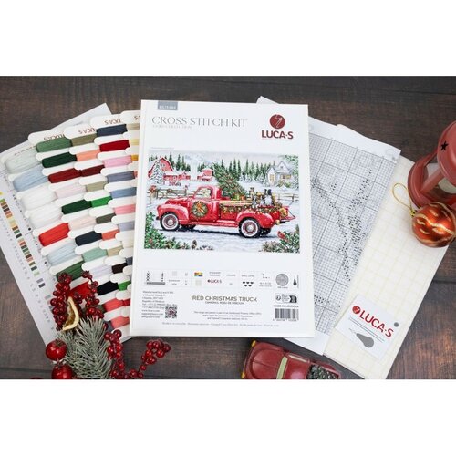 Luca S Luca S Borduurpakket Red Christmas Truck
