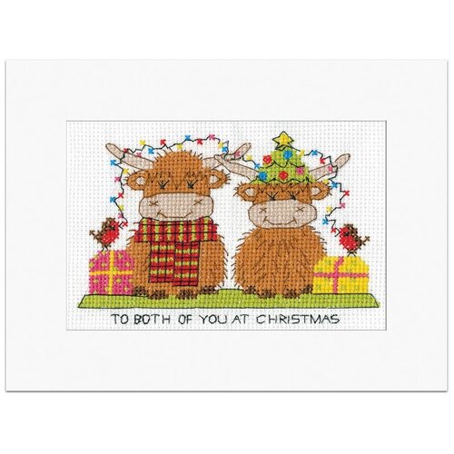 Heritage Crafts Borduurkaart Highland Card To Both of You