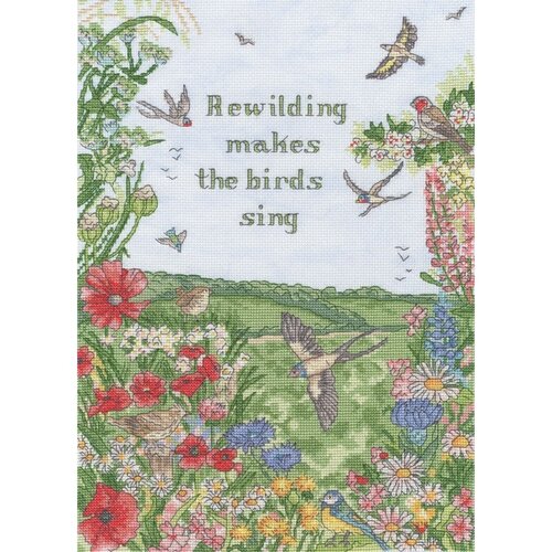 Bothy Threads Bothy Threads Borduurpakket Rewild And Sing