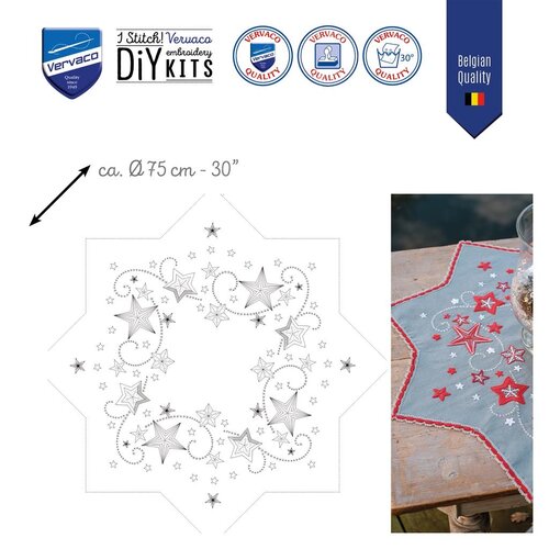 Vervaco Vervaco Tafelkleed Dancing Stars 75 x 75 cm