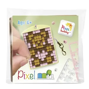 PixelHobby Pixelhobby Sleutelhanger Teddybeer