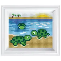 Pixelhobby geschenkverpakking schildpad