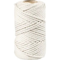 Macramékoord 4 mm 55 meter Off White
