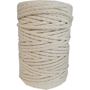 Macramékoord 6 mm 100 meter Naturel