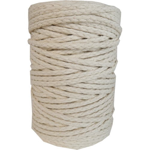 Macramékoord 6 mm 100 meter Naturel