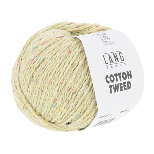Lang Yarns Lang Yarns Cotton Tweed 0016 Heel licht groen