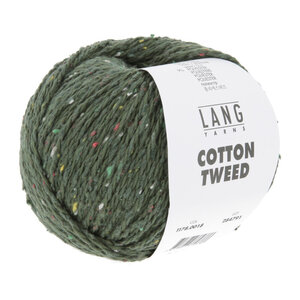 Lang Yarns Lang Yarns Cotton Tweed 0018 Donkergroen