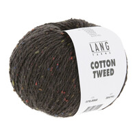 Lang Yarns Cotton Tweed 0068 Donkerbruin