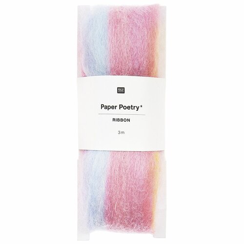 Rico Design Vilten band zonsondergang Blauw Paars 38 mm x 3 meter Rico Design Vilten band zonsondergang Blauw Paars 38 mm x 3 meter