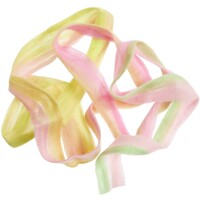 Vilten band zonsondergang Geel Groen 38 mm x 3 meter