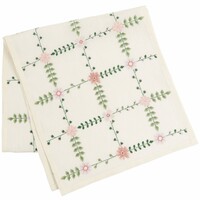 Borduurpakket tafelloper weidebloemen 42 x 164 cm