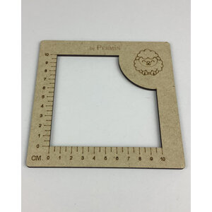 Permin Proeflapje breimeter 10 x 10 cm